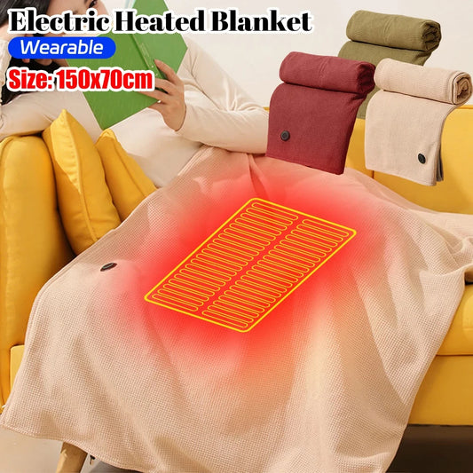 USB Heated Shawl Blanket