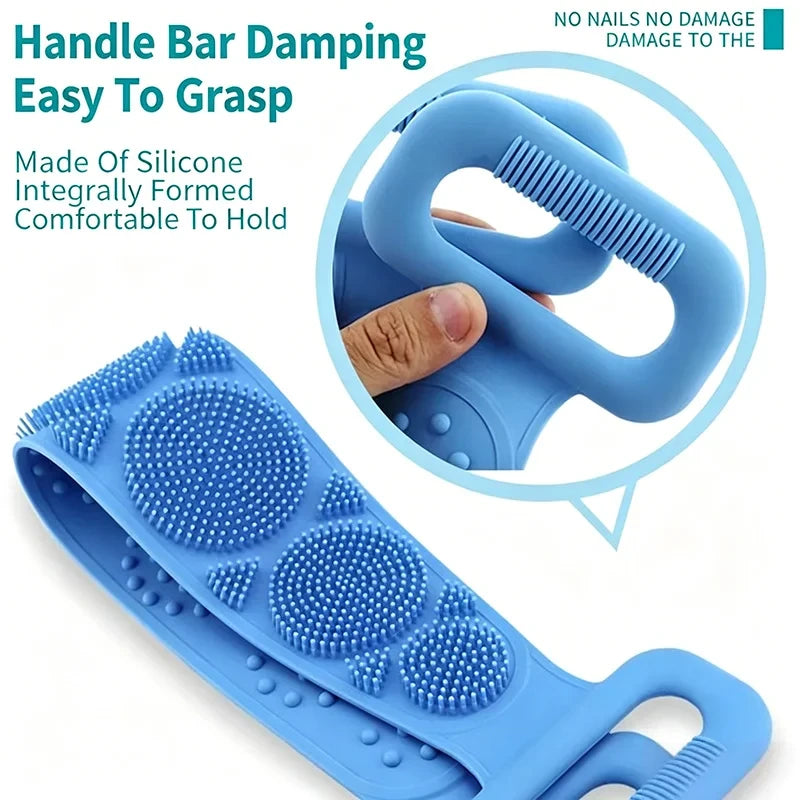 Dual-Sided Silicone Body Scrubber