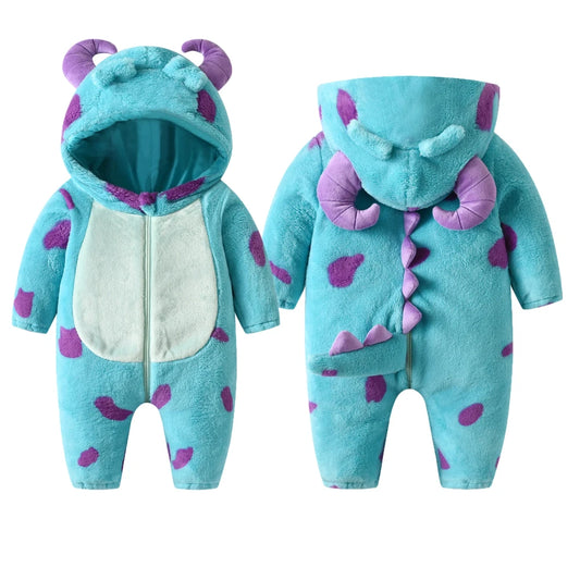 Fleece Hooded Baby Snowsuit