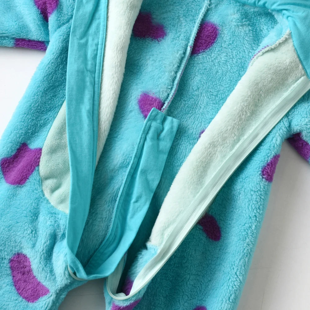 Fleece Hooded Baby Snowsuit