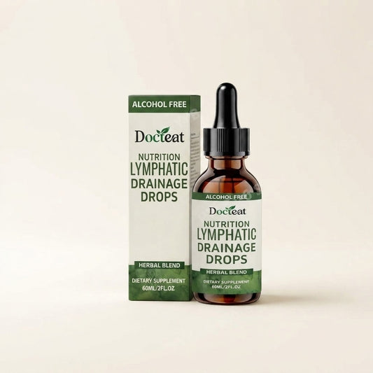 Lymphatic Drainage Drops with Dandelion Root Extract for Fluid Circulation Support